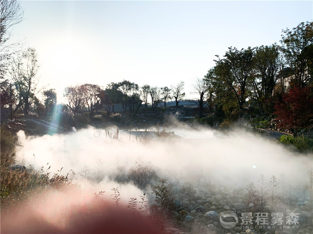 汉中市汉文化博览园人造雾景观